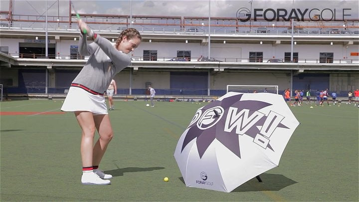 #TipTuesday with FORAY GOLF x @NattieGolf: Hit farther with this knee drill