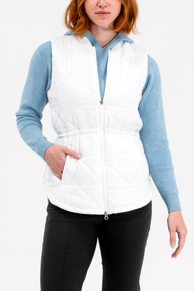 Longline Quilted Vest – Foray Golf