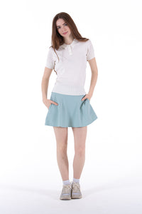 SS Pointelle Knit Polo