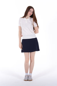 SS Pointelle Knit Polo