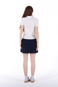 SS Pointelle Knit Polo