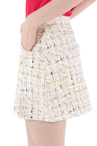Sunlit Boucle Skirt