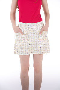 Sunlit Boucle Skirt