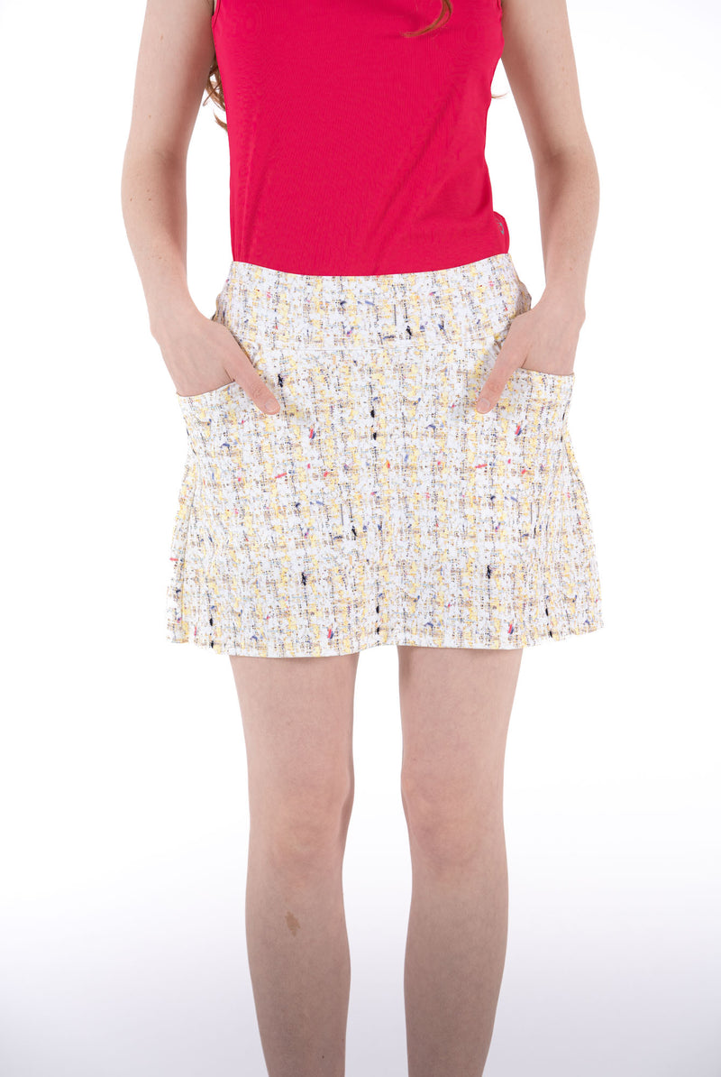 Sunlit Boucle Skirt
