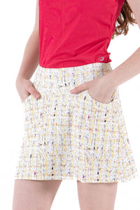 Sunlit Boucle Skirt