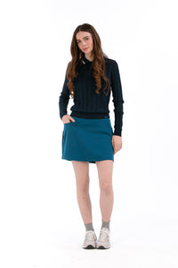 Lurex Cable Knit Sweater