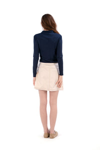 Cago Pocket Skirt Ecru