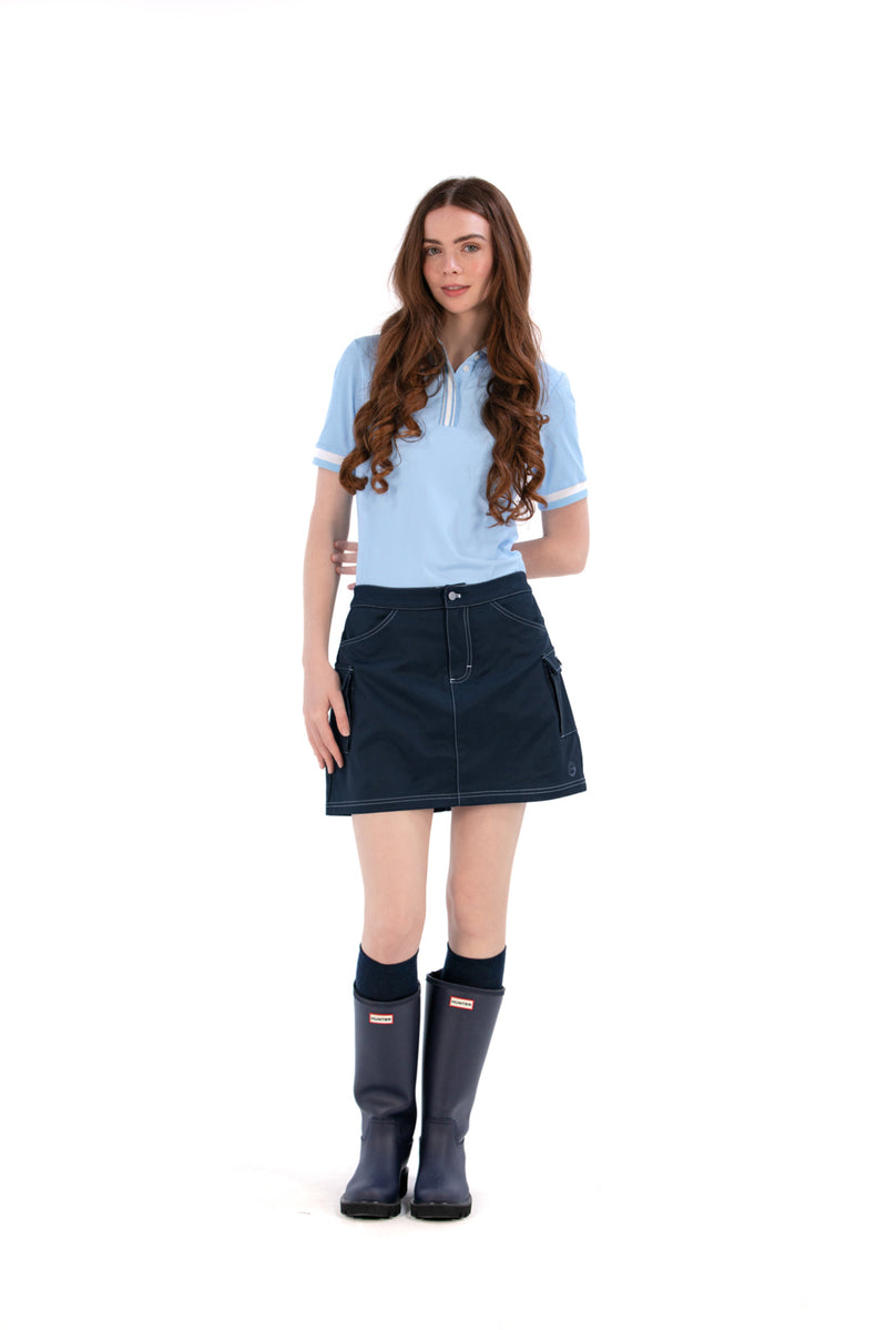 Cago Pocket Skirt Navy