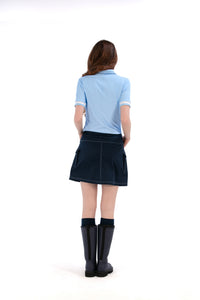 Cago Pocket Skirt Navy
