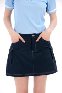 Cago Pocket Skirt Navy