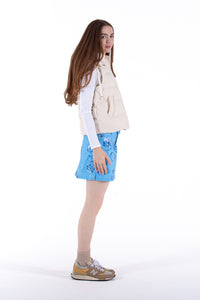 Technical Linen Padded Vest