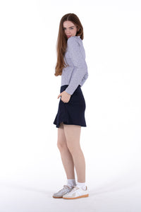 Stretch Eyelet Skirt
