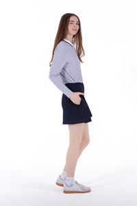 Stretch Eyelet Skirt