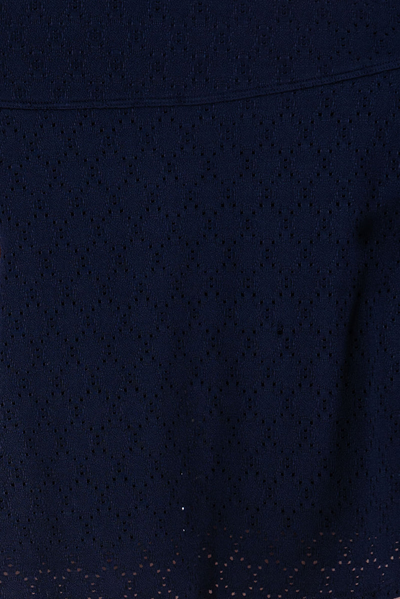 Stretch Eyelet Skirt