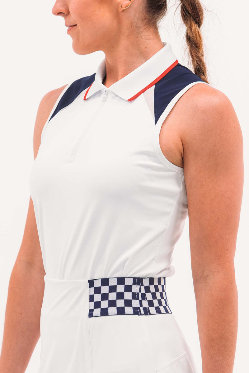 White/Navy