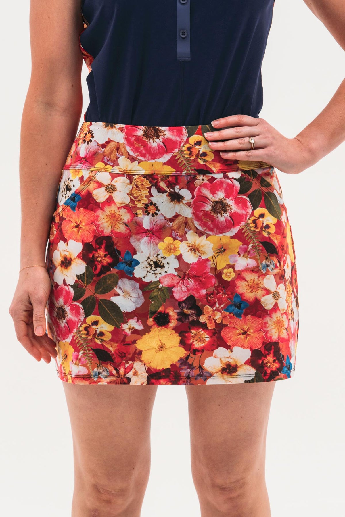 Pressed Floral Skirt FG-0685-PRSDFRL-XXS