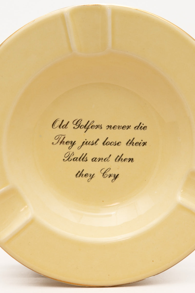 Vintage Golfers Never Die Plate