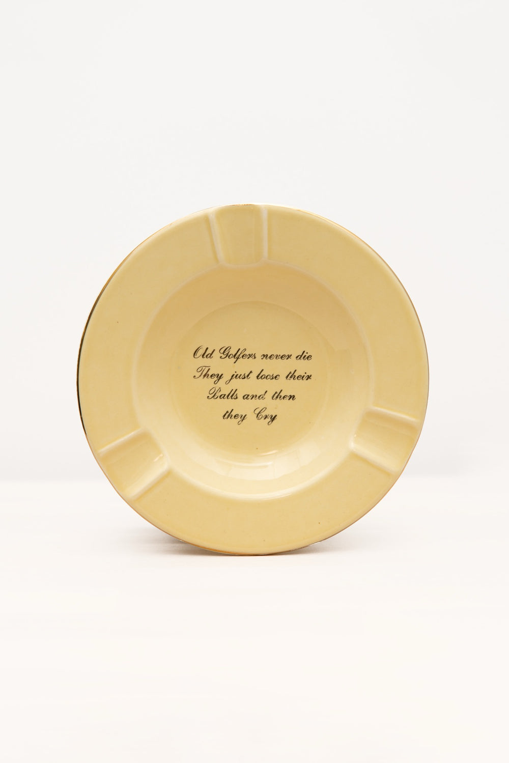 Vintage Golfers Never Die Plate