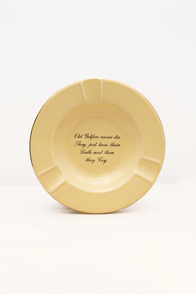 Vintage Golfers Never Die Plate