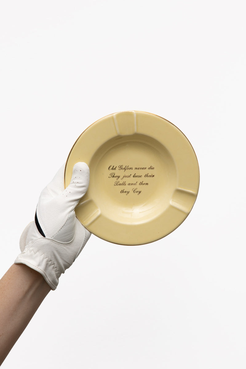 Vintage Golfers Never Die Plate