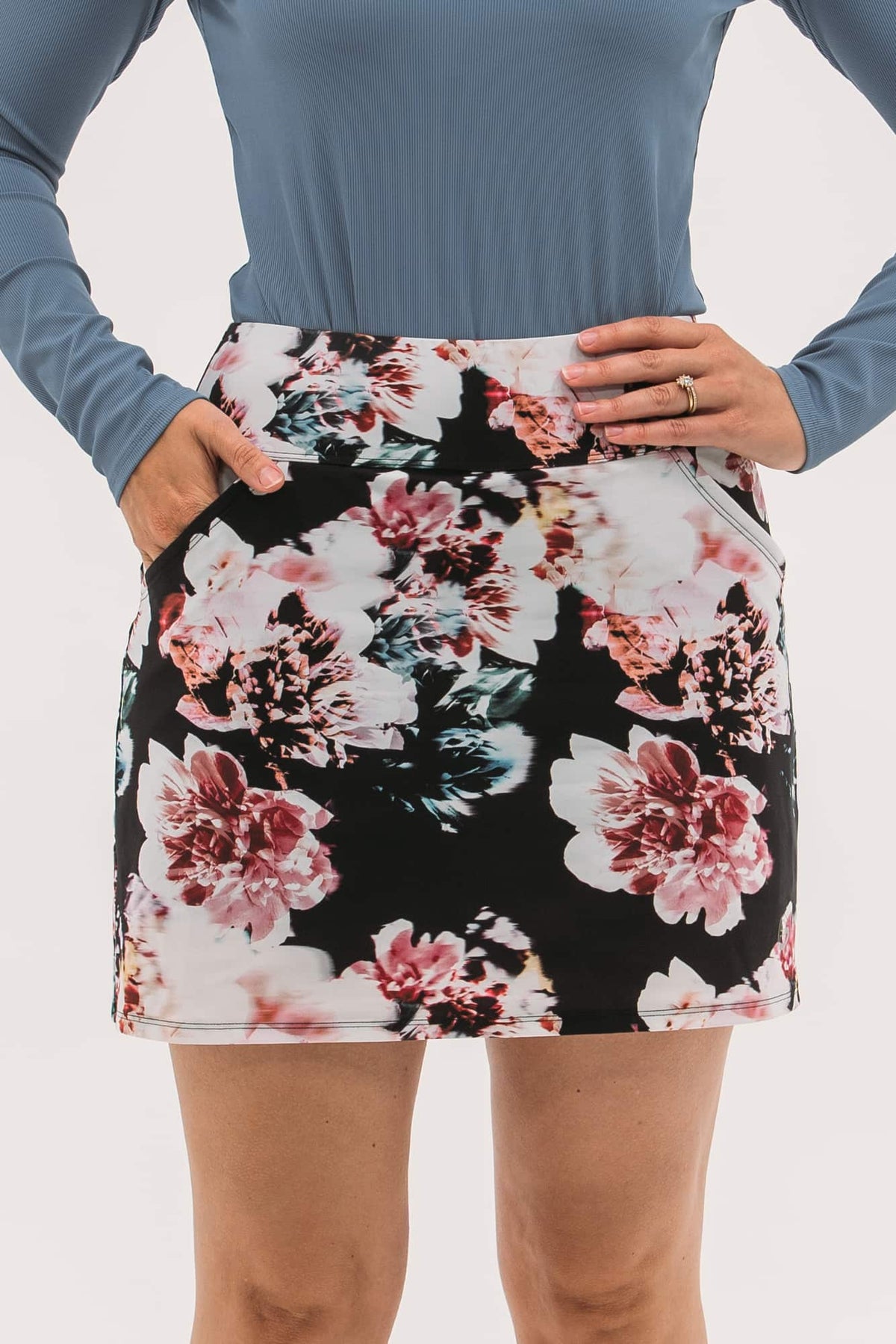 Floral Print Skirt FG-0685-SFTFCSFLR-XXS
