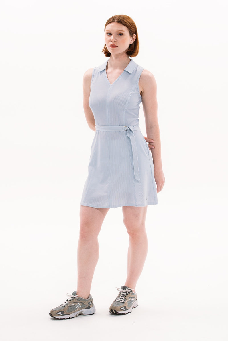 Seersucker Dress Grey / M Seersucker Dress Grey / M