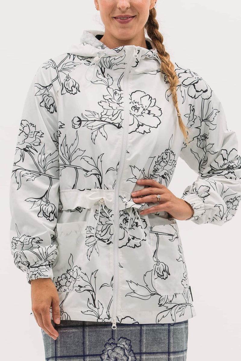 Printed Windbreaker