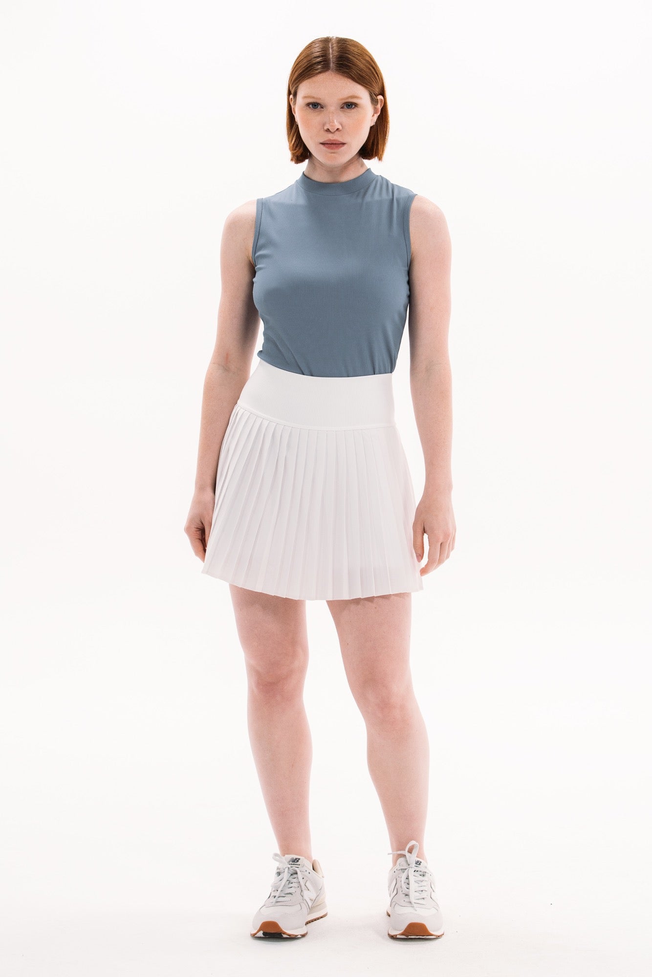 Rib SL Mock Neck Top – Foray Golf