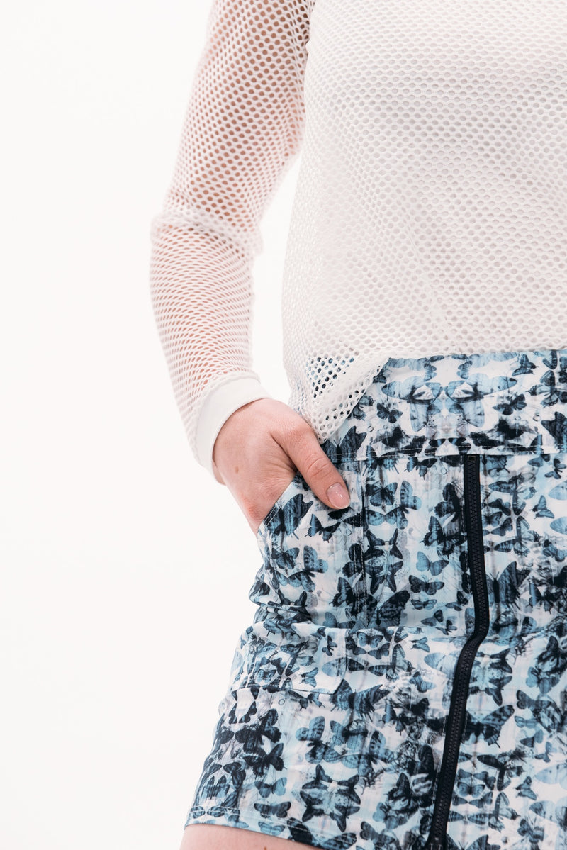 Blue Butterfly Toile