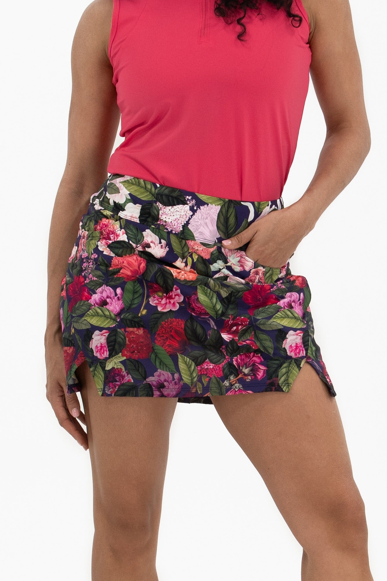 Notch Hem Skirt