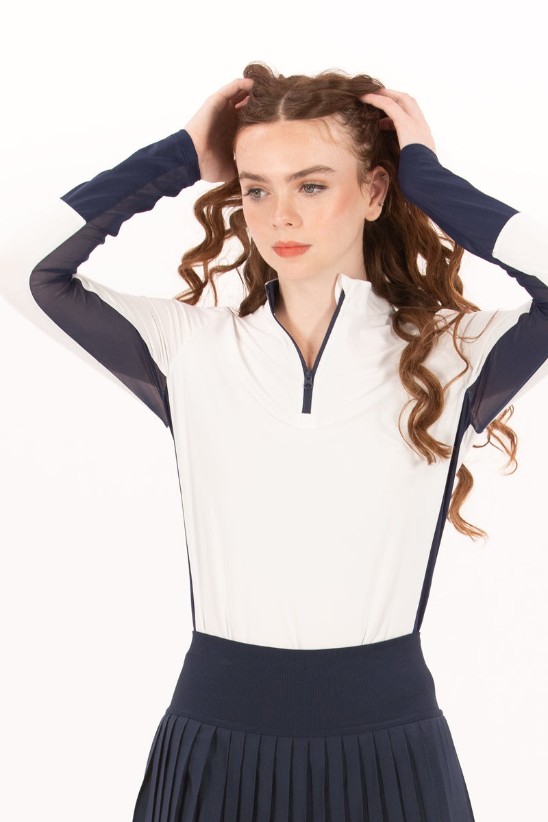 Colorblocked Lightweight Sun Shirt