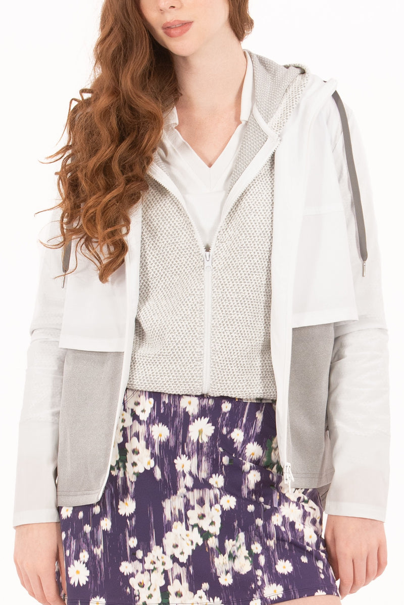White/Marl Grey