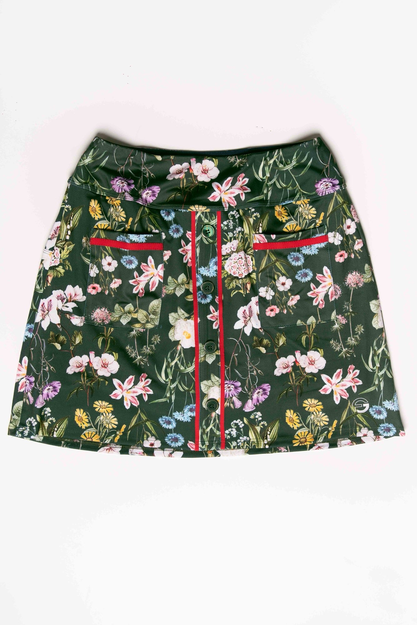 Green Multi Floral