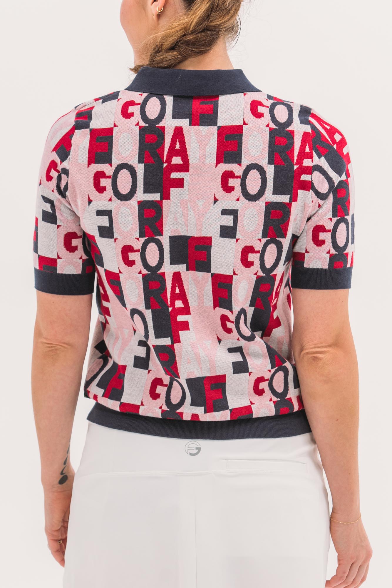 Logo Knit Polo – Foray Golf