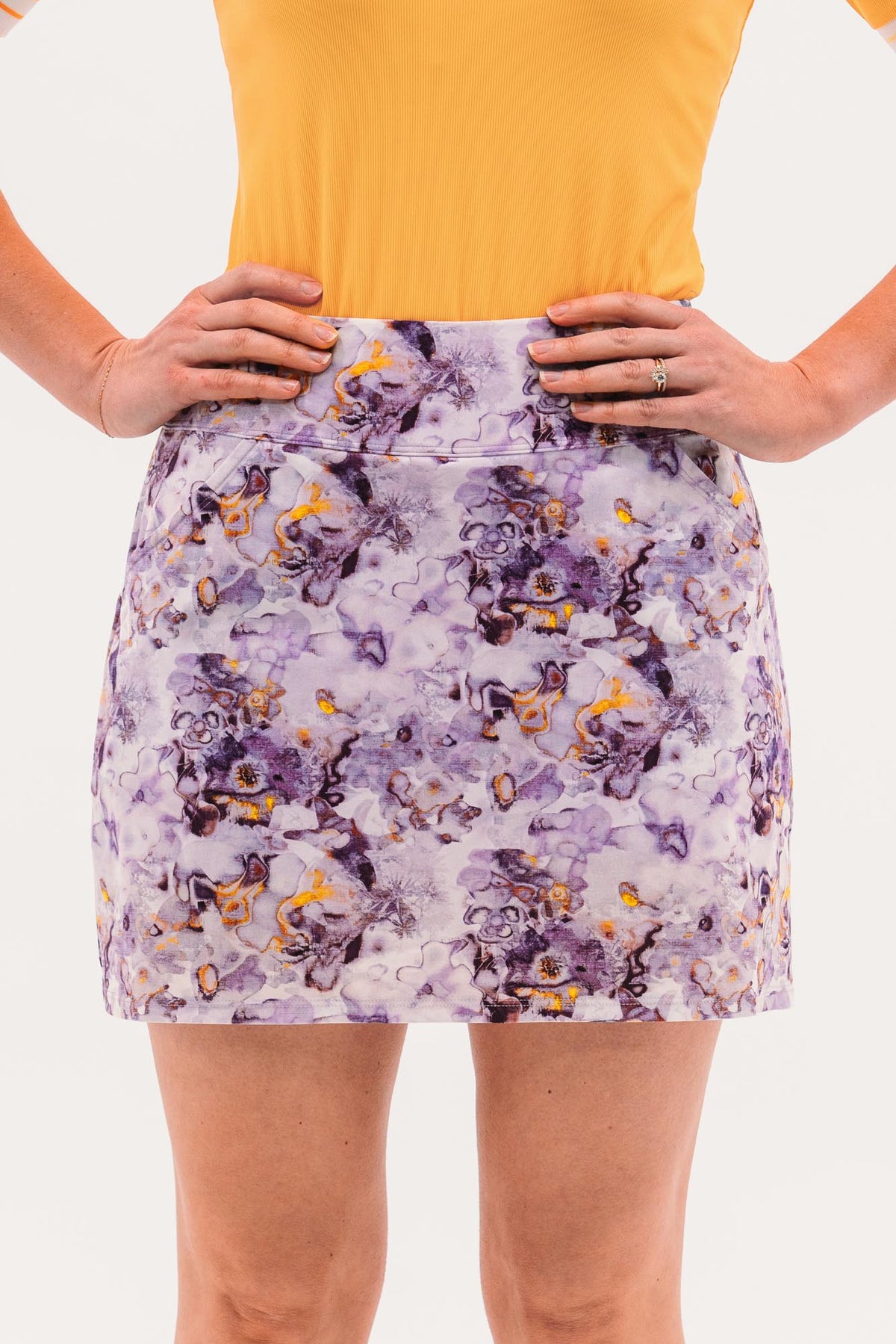 Floral Tie Dye Skirt