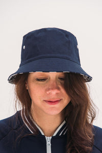 Navy/White Check