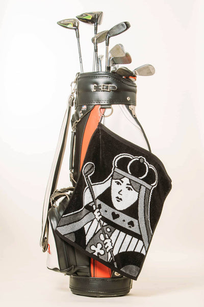 FORAY GOLF ✕ CLUB HAUS　クルーネックニット　ウェッジホッグ Queen of Clubs Golf Towel – Foray Golf
