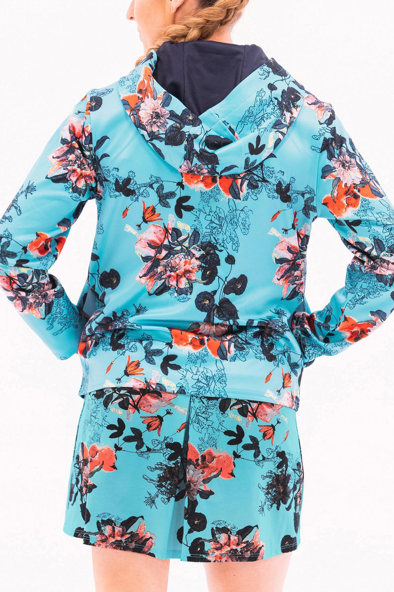 Blue Ground Floral