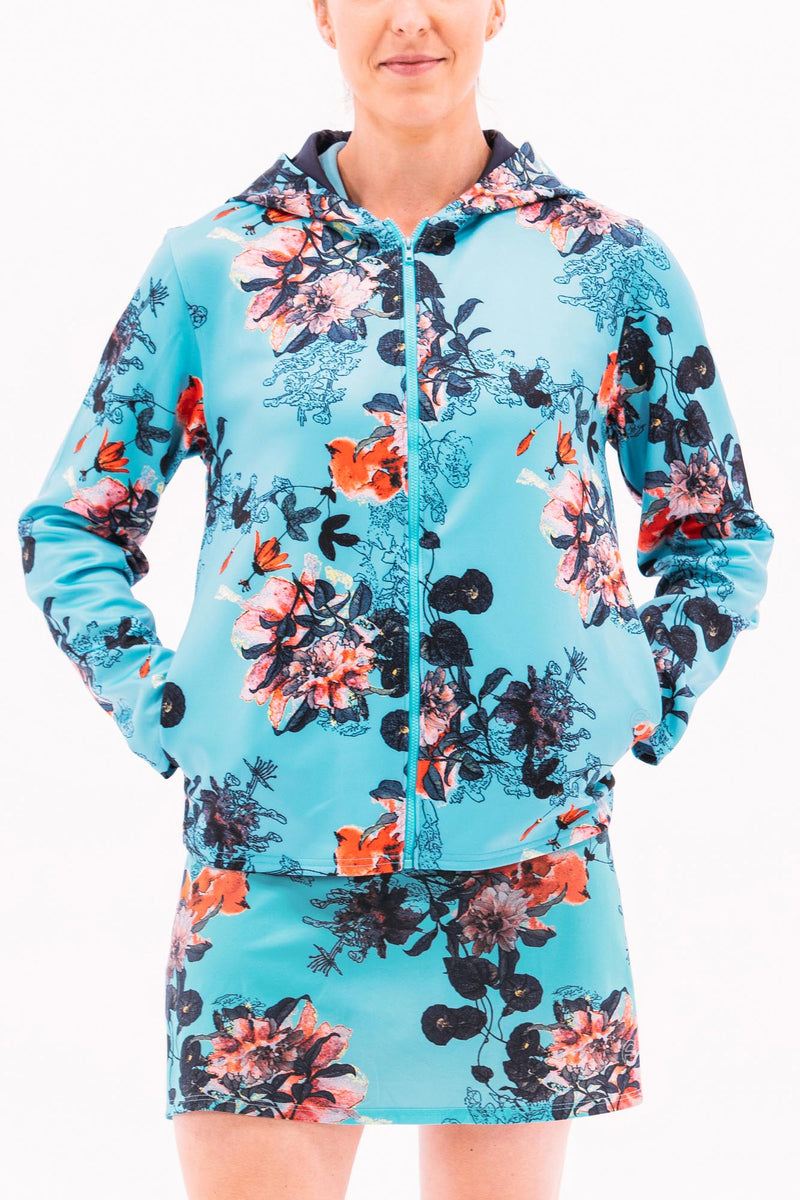 Blue Ground Floral