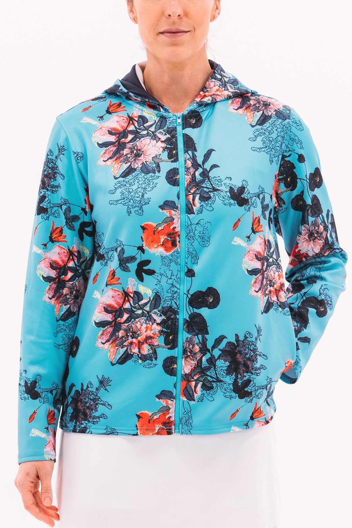 Divine Floral Printed Hoodie