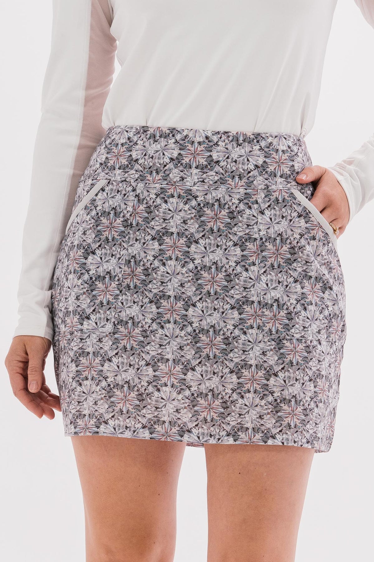 Diamond Print Skirt FG-0587-DMNDPRNT-XXS