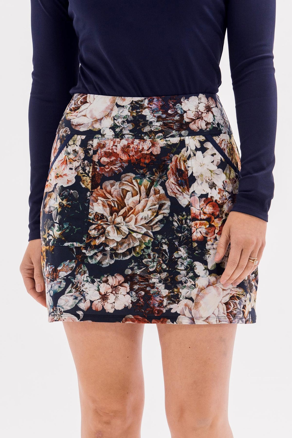 Heritage Floral Pocket Skirt