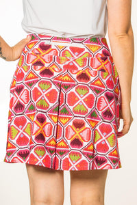 Geo Stitch Skirt (17”)