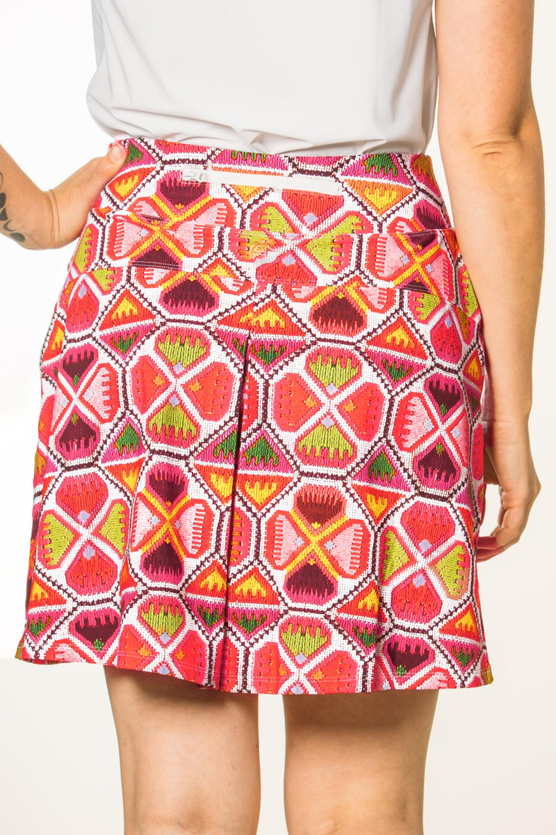 Geo Stitch Skirt (17”)