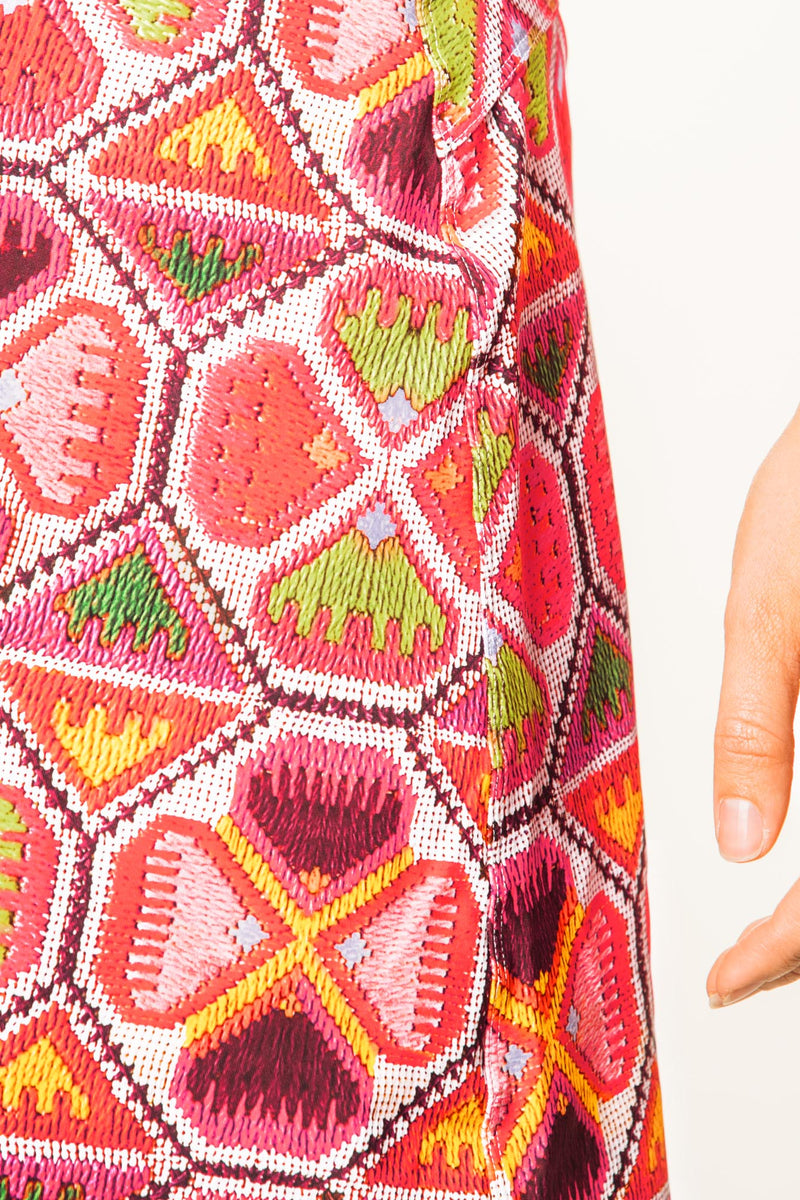 Geo Stitch Skirt (17”)