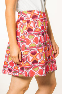 Geo Stitch Skirt (17”)