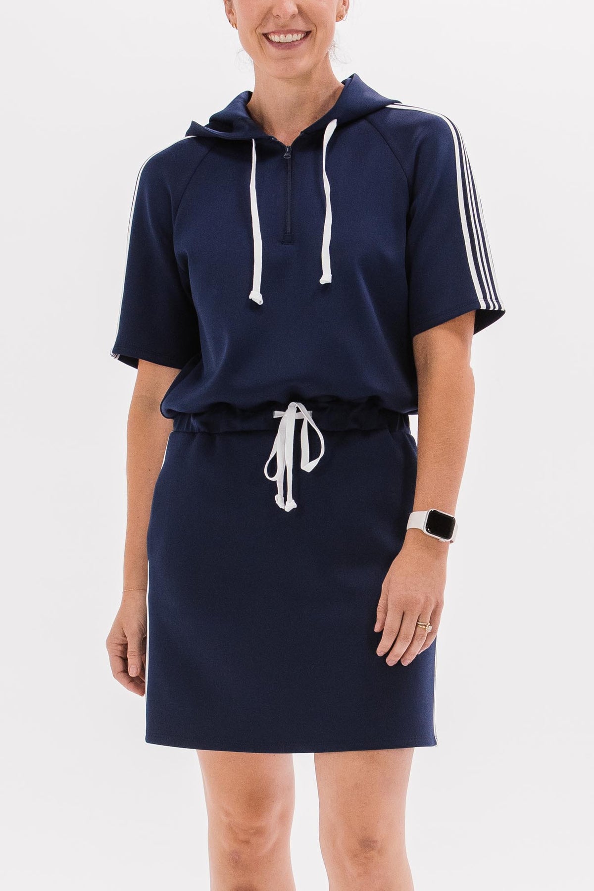 Hoodie Dress FG-0597-NVY-XS