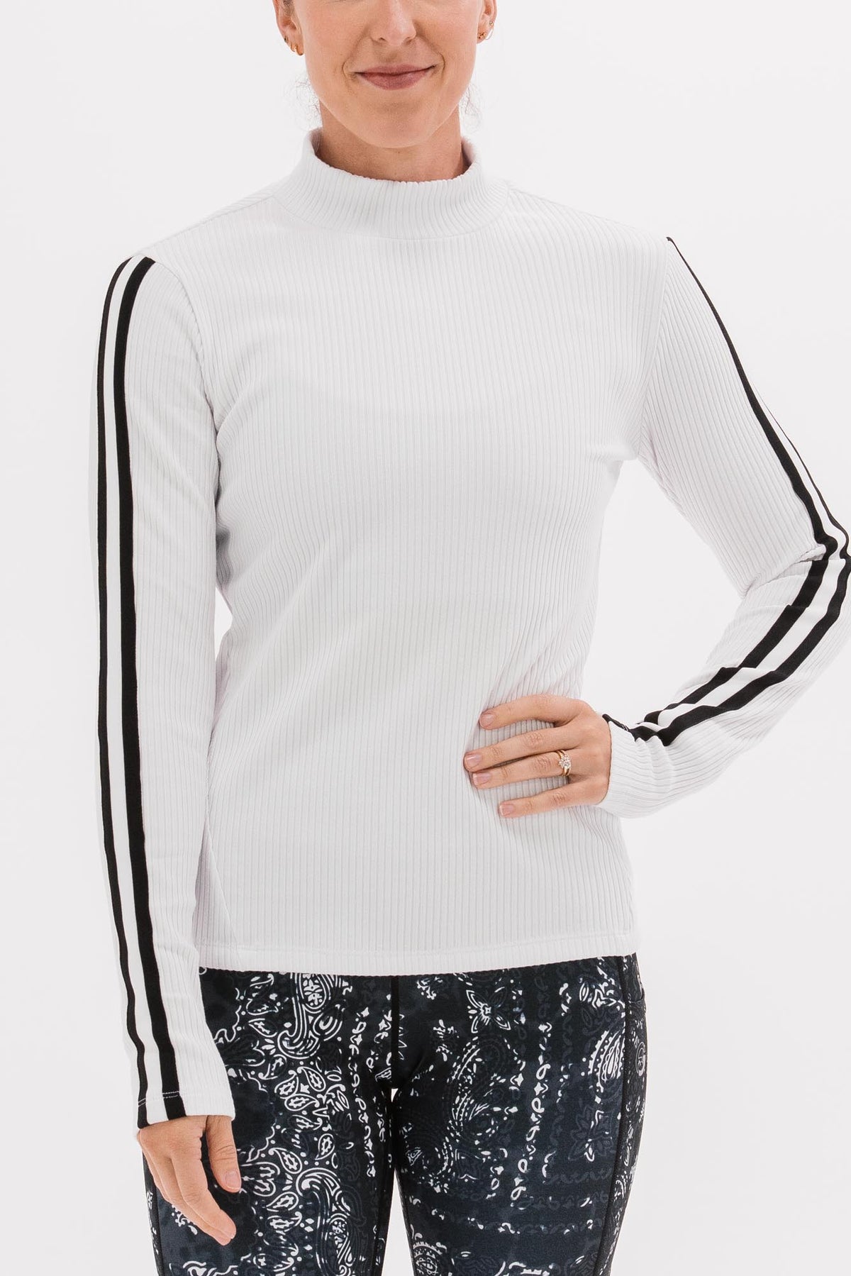 Mock Neck Knit Layer