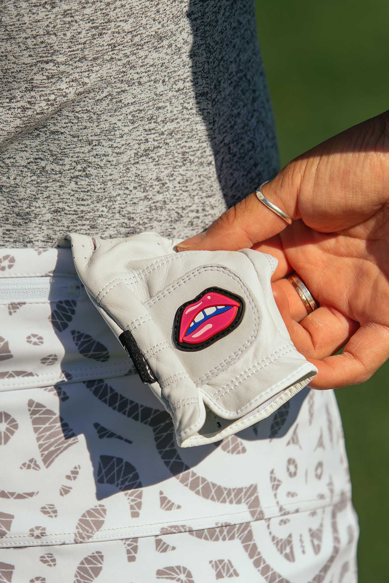 Golf Glove White Lip Logo – Foray Golf